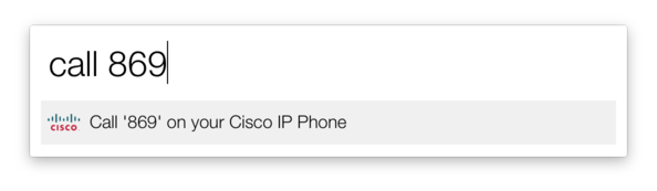 Project: alfred-ciscocall